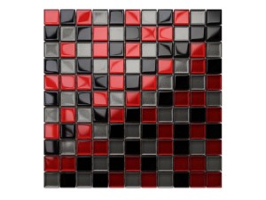 Mosaikglas KARMAZYN NERO GRAFIT MIX 30x30cm