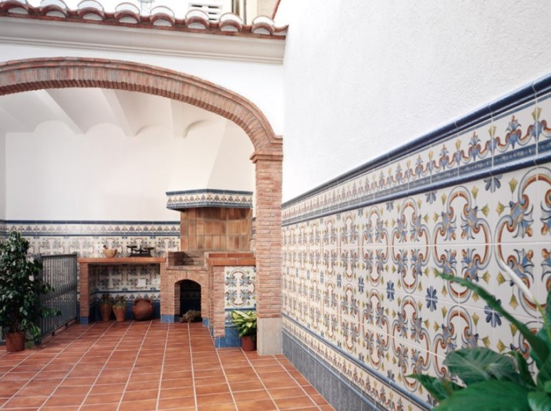 Płytki imitujace kamień granatowe Mainzu Zócalo Mallorca Litos Azul 20x20 64440