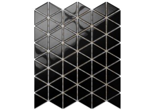 Mosaik GLAS DECKE TRIANGLE SCHWARZ