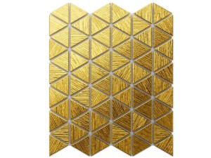 Glas Mosaik Dreieck Decke Gold Struktur
