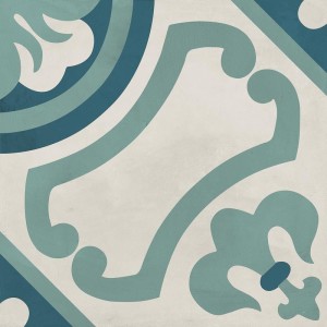 Marca Corona Terra Kunst Giglio Oceano/Himmel 20x20 I386 Patchwork-Fliesen