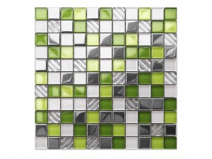 Mosaikglas GRÜNE MODE 30x30cm 8mm