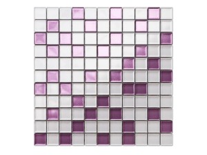 Glas-Mosaik Lilac Orchid 30x30cm 8mm