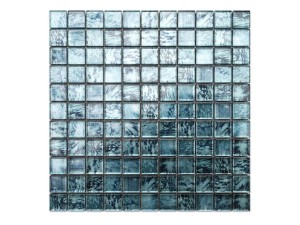 Blaue Mosaikglas Ocean Eyes 30x30cm 8mm