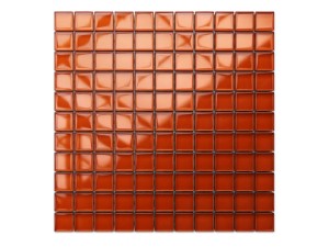 Glasmosaik orange Carot 30x30cm 8mm