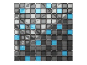 Mosaikglas Rocka Tonic Blau 30x30cm 8mm