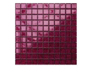 Glasmosaik Rosa Lila Glitzer 30x30cm 8mm