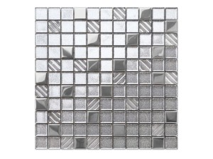 Mosaikglas SILVER ENERGY 30x30cm 8mm