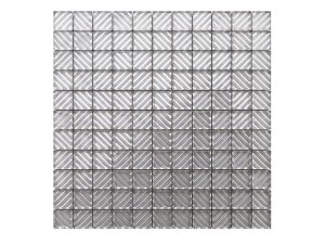 Glas-Mosaik Silber Riva 30x30cm 8mm