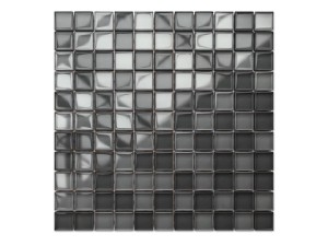 GRAUE GLASMosaikEN FLIESEN 30x30cm 8mm