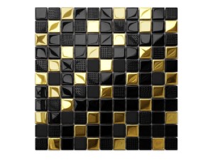 Mosaikglas VOLCANO D'ORO 30x30cm 6mm