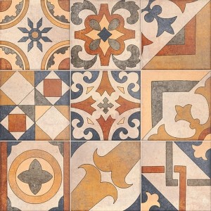 Mainzu Heraldo Dekor 15x15: Geometrische Patchwork Fliesen
