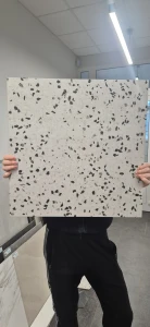 Mediterranea Terrazzo Weiß 60x60 Fliese aus Feinsteinzeug imitiert Terrazzo