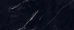 Flaviker Supreme Evo Classic Marquinia: 120x280cm polierte schwarze Marmorfliesen mit weißen Adern