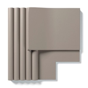 Florim Rilievi Dekorplatte Rilievo #3 Tortora Naturale 36x36x5 cm