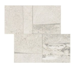 Florim La Roche Blanc Modulo Muretto 3D Inclinato Naturale-Anticata 30x30x0,9 cm - Gresfliese