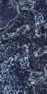 Florim Araldica Base Blue Glänzend Großformatplatte 120x240x0,6 cm