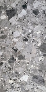 Florim Epic Appia Gray Naturale STU 160x320x1,2 cm Großformatplatte mit Netz