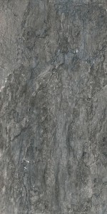 Florim Stone Black Granite Matt Lederplatte 160x320x1,2 cm, mit Netz, nicht rektifiziert