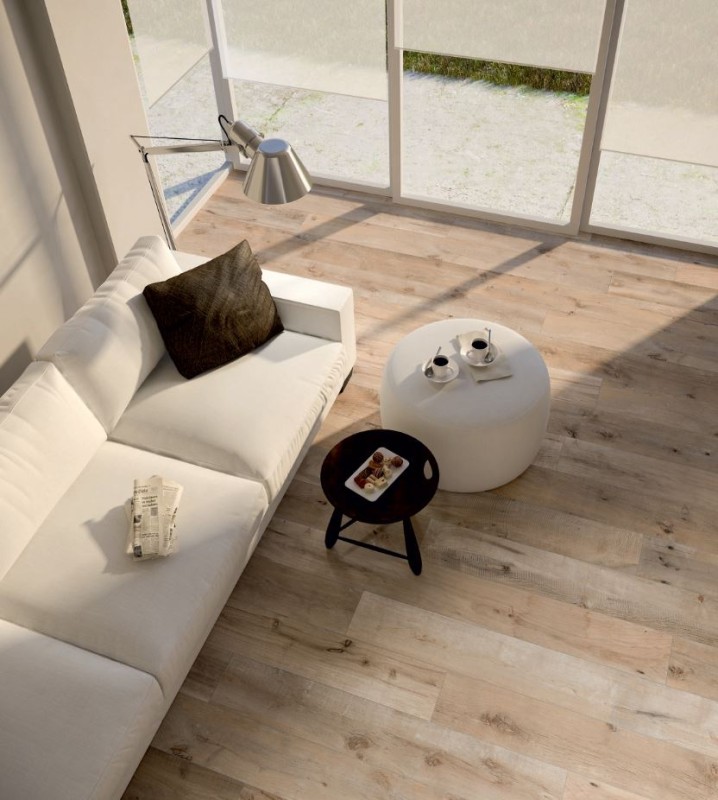Płytki naturalne drewno jasny brąz Flaviker Dakota Naturale DK2713R 20x170 76279