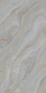 Feinsteinzeug Laminam Diamond Onice Grigio Lucidato Starlit 162x324x0,5 cm, Vollformat