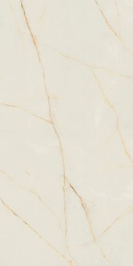 Feinsteinzeug Laminam Diamond Cristallo Gold Lucidato Starlit Book Match A 162x324x0,5 cm, Vollformat