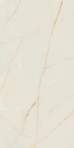 Feinsteinzeug Laminam Diamond Cristallo Gold Lucidato Starlit Book Match B 162x324x1,2 cm, Vollformat