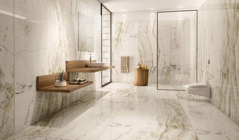 Onyx White 60x120 gres rektyfikowany imitujący onyks 145803