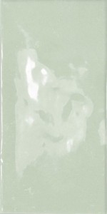 Wandfliesen Ziegeloptik hellgrün Wow Fez Mint Gloss 12,5x6,25