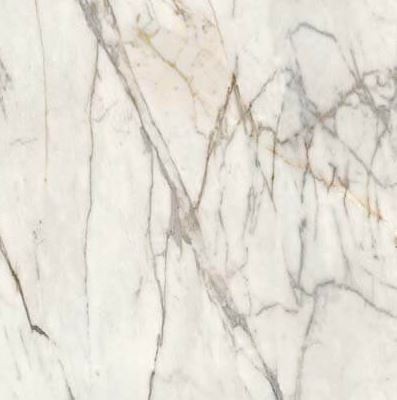 Spiek wielkoformatowy marmur biały ze złotą żyłą Marazzi Grande Marble Look Golden White Lux M8AF 120x120 36918