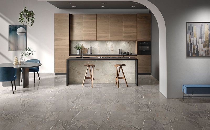 Cercom Amaranto Grey Satin 60x60 płytki gresowe imitujące kamień 119693