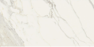 Fioranese Marmorea Bianco Calacatta: Hochglanz-Feinsteinzeug 75x150, Marmoroptik