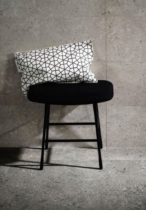 Płytki gresowe szykowne czarno - szare kamień Marazzi Mystone Fleury Nero MLH2 60x120 40858