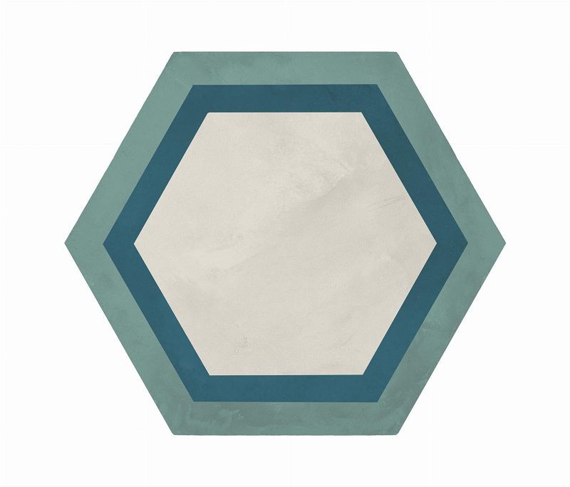 Marca Corona Terra Art Mix Oceano/Cielo Esagona 25x21,6 I415 płytki heksagonalne 144384
