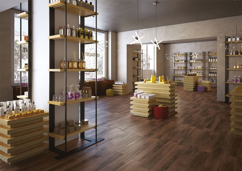 Płytki drewnopodobne kolor orzechu Marazzi Treverkway Castagno outdoor 15X90 17605