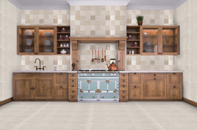 Płytki gresowe podłogowe beton beżowe Porcelanosa Bottega Caliza P1857071 59.6X59.6 15016