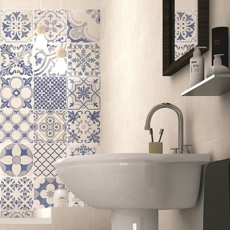 Realonda Skyros Deco Blanco 44x44 płytka gresowa 156631