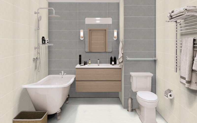 Płytki imitujące cement Marazzi Chalk Smoke M02F 25X76 ag 16171