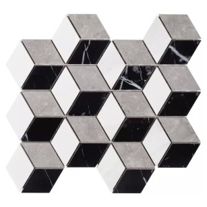 Dunin Rosell Carrara GP 30x30 Dekorfliesen