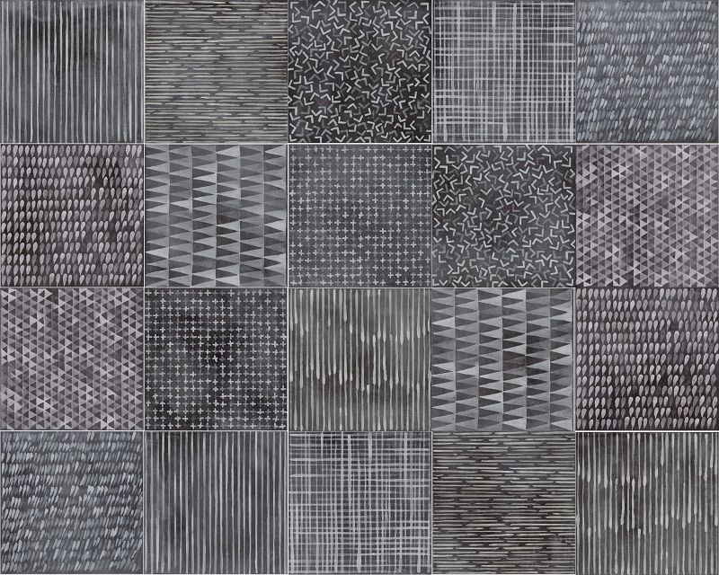 ABK Play Etno Mix Dark 20x20 płytka gresowa patchwork 107776