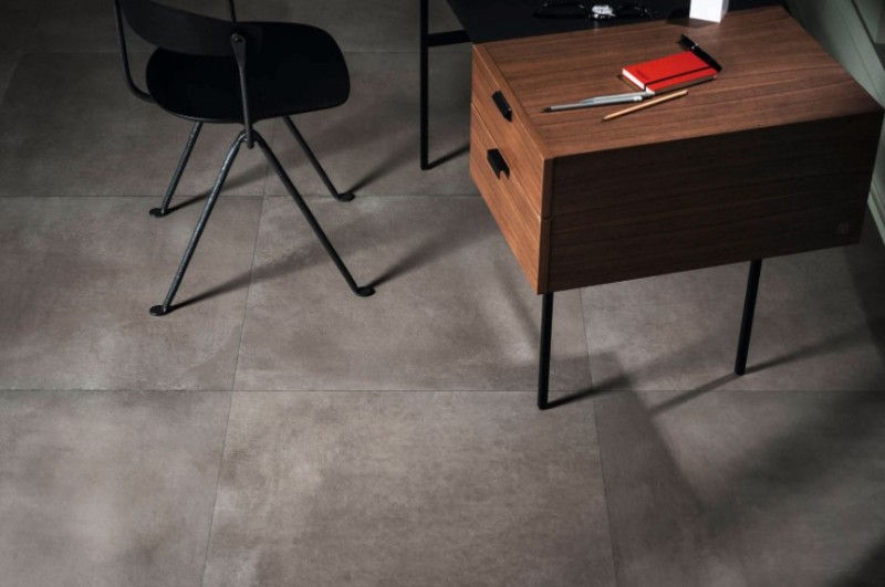 Płytki podłogowe beton szary Marazzi MMX1 Powder Mud 75X75 16124