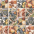 Płytki patchwork motyw wzorów różnokolorowy Mainzu Pav. Tap Tap Centro 15x15 87027