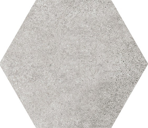 Gres heksagonalny szary beton mat Equipe Hexatile Cement Grey 17.5X20 12583