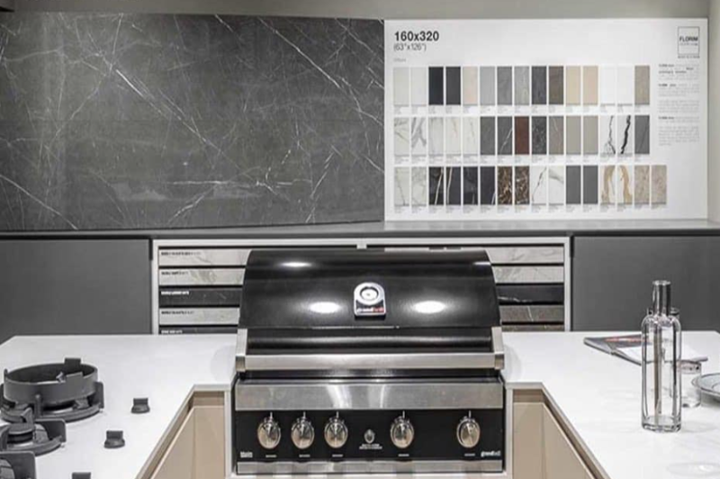 Blat kuchenny marmur szary Florim Marble Gray Mat 160x320 12mm 166766