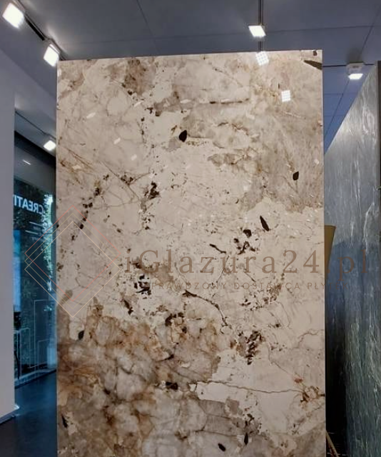 Spiek kwarcowy marmur beżowy Florim Nature Mood Tundra Matte 120x280x0,6 cm 173962