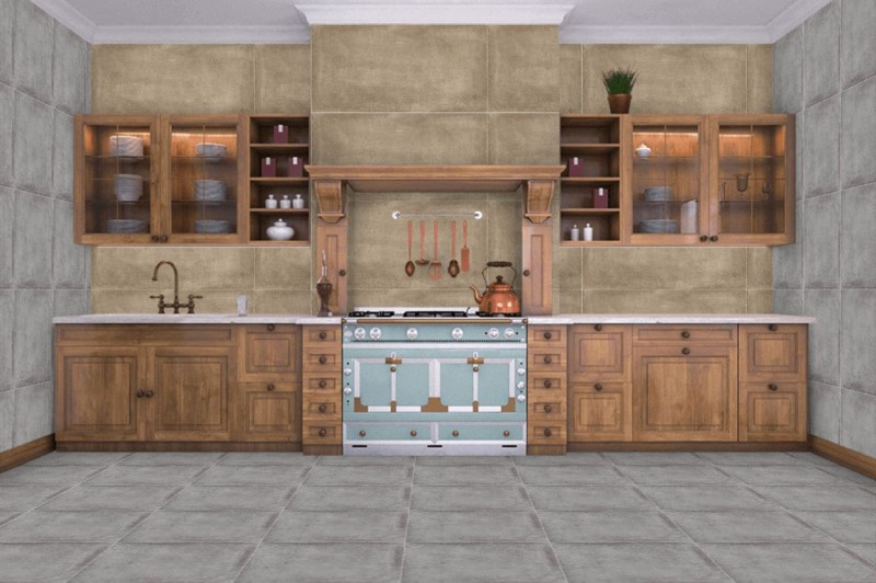 Gres szary beton z przetarciami Marazzi Clays lava MLV1 60X60 36223