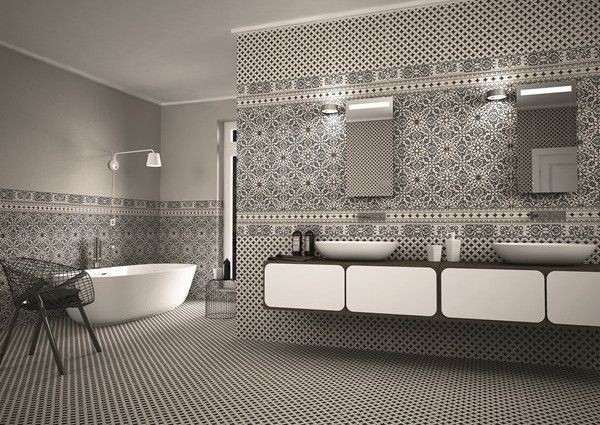 Realonda Orly Deco Cenefa 44x44 płytka gresowa 156596
