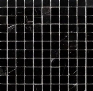 Dunin Pure Black 25 30,5x30,5 Steinmosaik