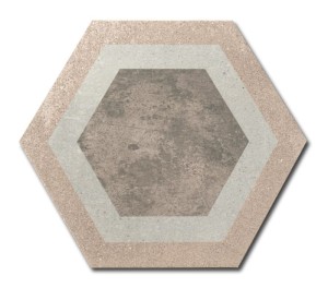 Vives Hexagonale Patchwork-Fliesen Bushmills Multicolor 23x26,6