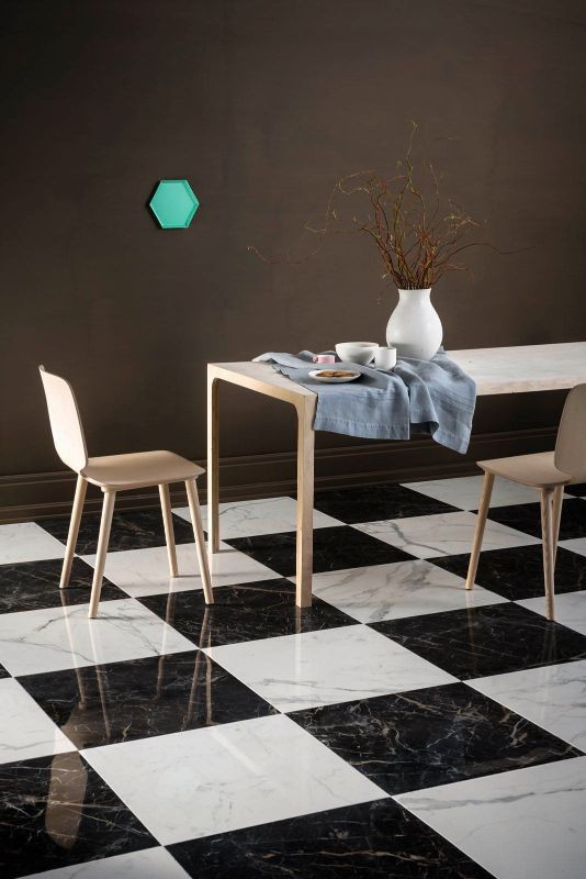 Marazzi Allmarble Saint Laurent Lux 60x60 MMGE płytka gresowa imitująca czarny marmur 137136